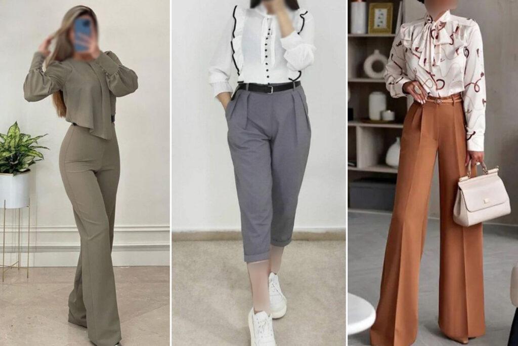 چگونه شومیز زنانه را با شلوار ست کنیم؟